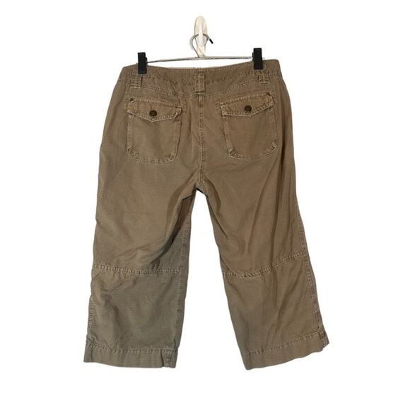 J. Crew Beige City Fit Broken-In Chino Capri Cropped Cotton Pants Women Sz 8 - Picture 2 of 11